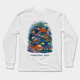 Tubbataha Reef Philippines Long Sleeve T-Shirt